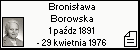Bronisława Borowska